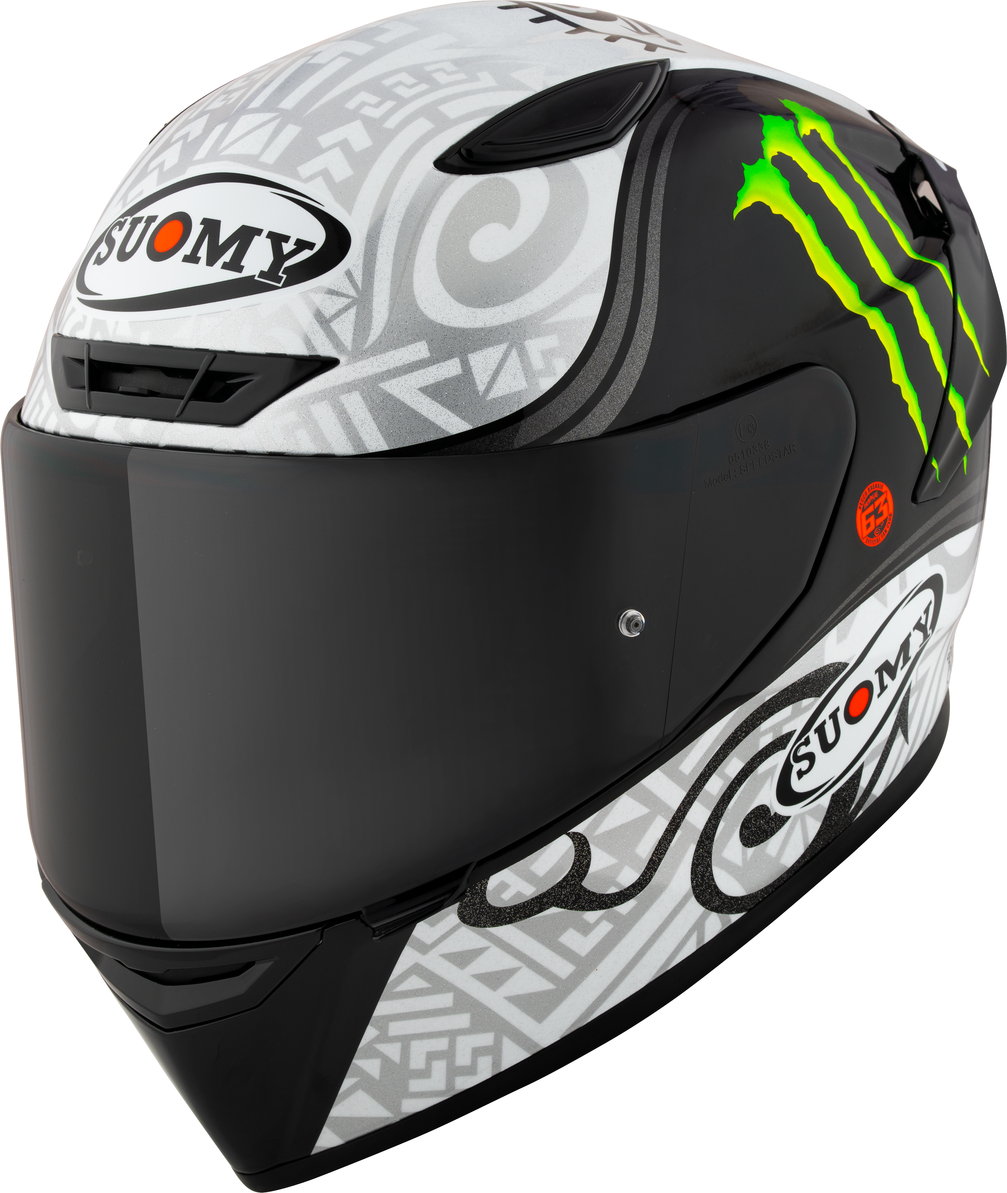 Suomy Track-1 Helm Francesco Pecco Bagnaia Winter Test 2023 Replica K6T10015