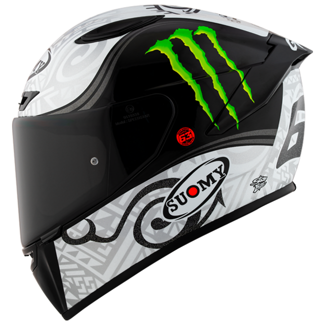 Suomy Track-1 Helm Francesco Pecco Bagnaia Winter Test 2023 Replica K6T10015