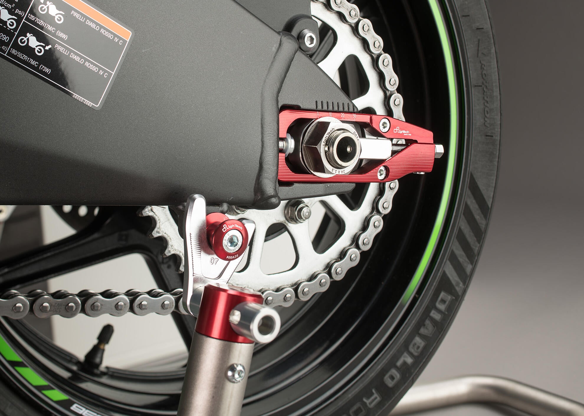 Kettenspanner LighTech Kawasaki ZX-6R/636/RR (09-26) TEKA005