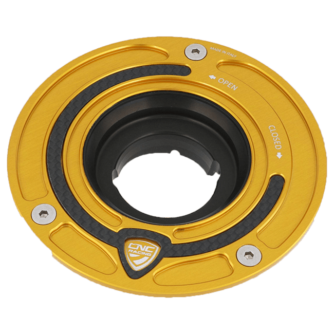 Tankdeckel mit Flange Carbon CNC Racing Ducati Panigale V4/S/R (25-26) TSB01