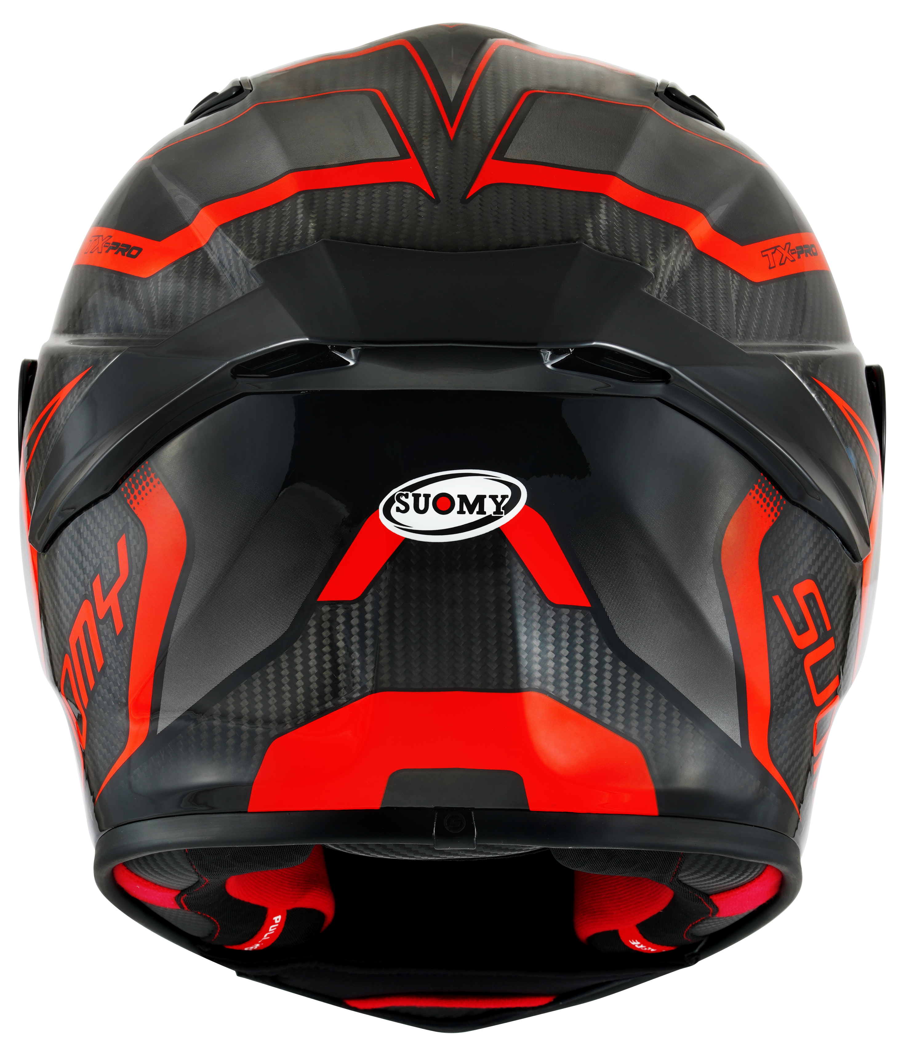 Suomy TX-Pro Helm Carbon Advance Rot Fluo K6TX0003