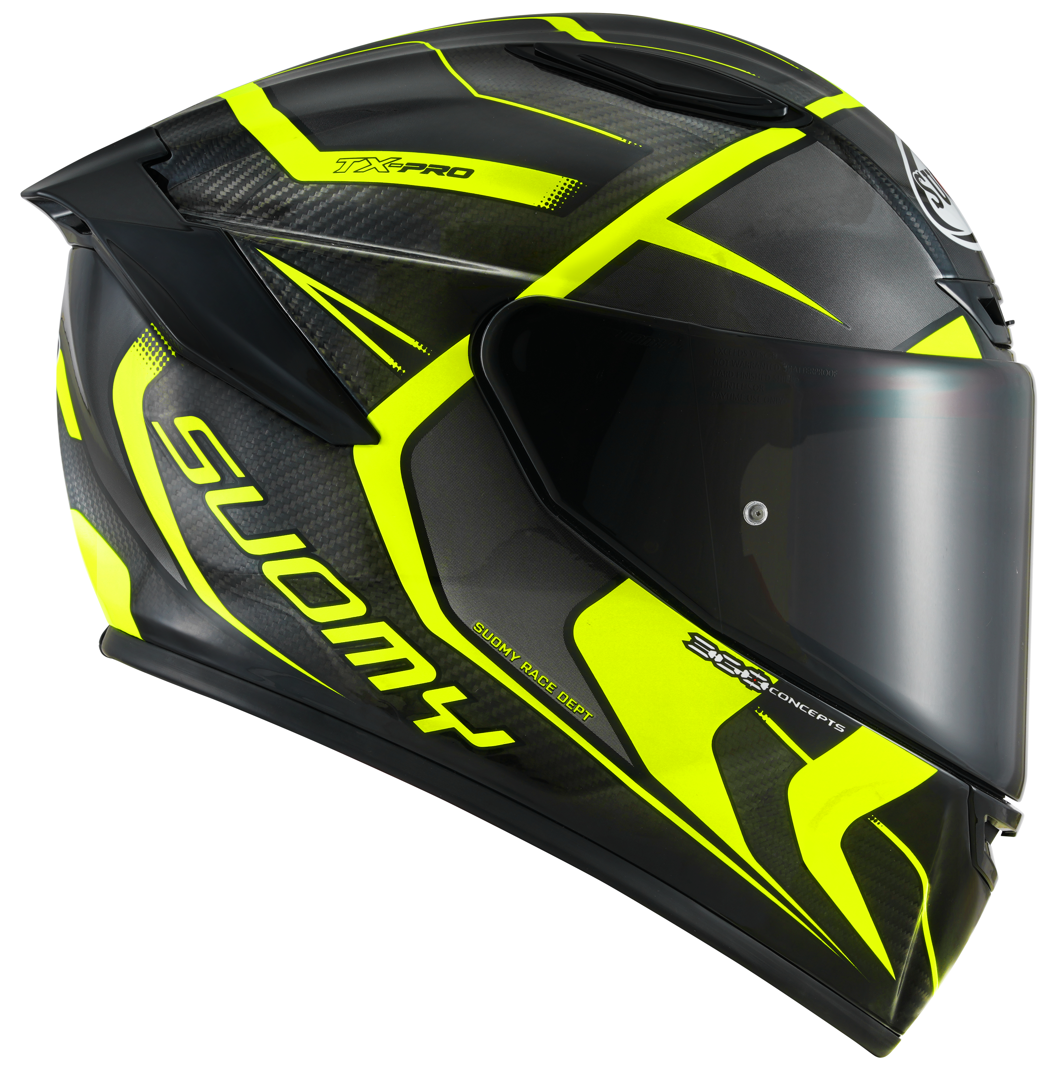 Suomy TX-Pro Helm Carbon Advance Gelb Fluo K6TX0005