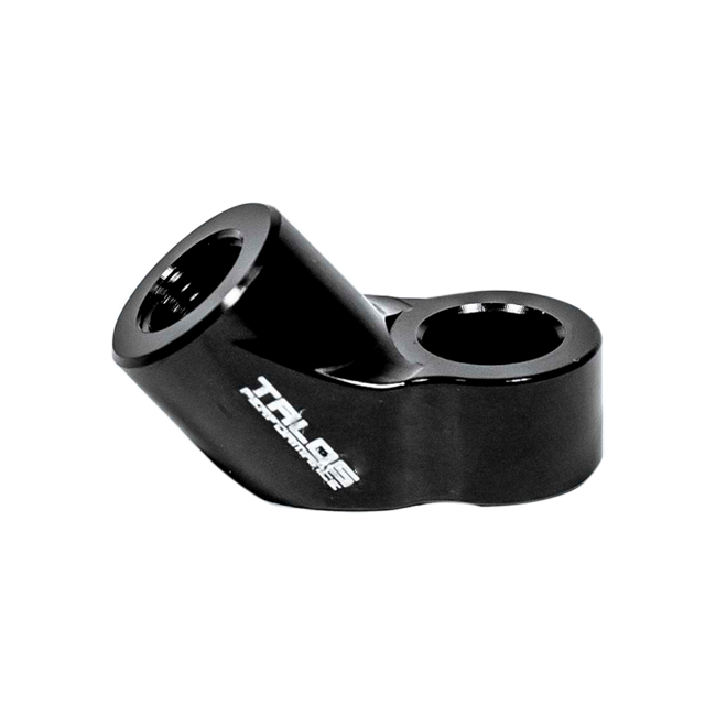 TALOS Bremssattel Anschluss-Adapter mit 25° oder 40° Winkel, für Quick Release Kupplungen mit M10x1.0 Anschlussgewinde, wie z.B. STÄUBLI SPH.03.7410 etc.