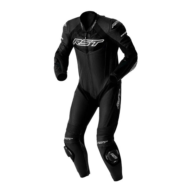 RST Tractech EVO D3O Einteiler Lederkombi – Perforierter Rennanzug | Herren | Schwarz/Weiß | 103634