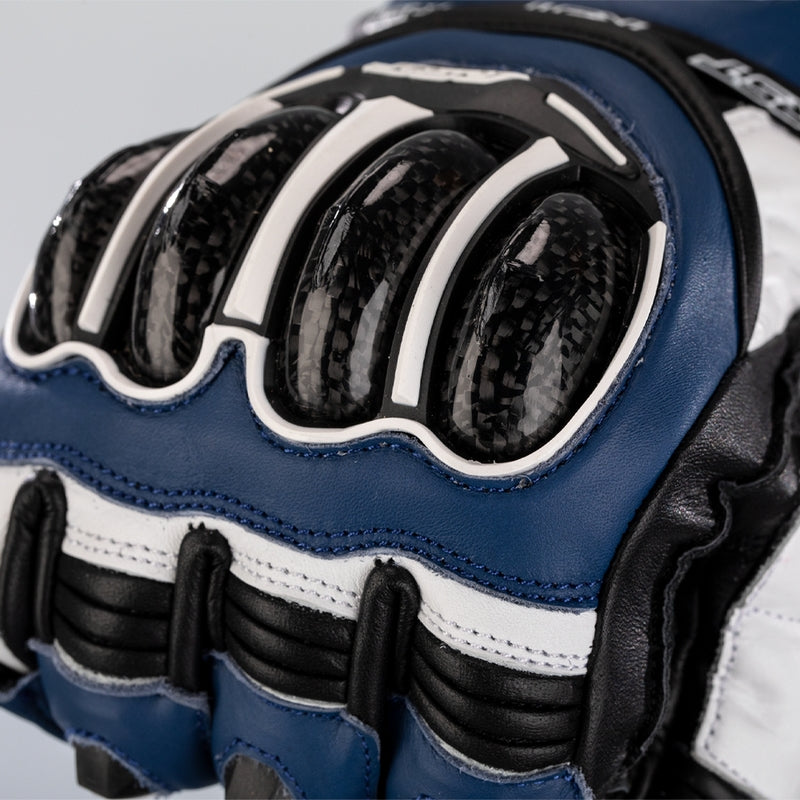 RST Tractech Evo 4 Motorrad Lederhandschuhe | Herren | Blau/Weiß/Schwarz | 102666