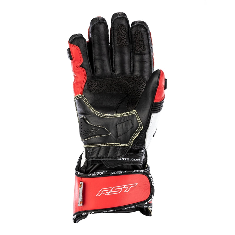 RST Tractech Evo 4 Motorrad Lederhandschuhe | Herren | Rot/Weiß/Schwarz | 102666