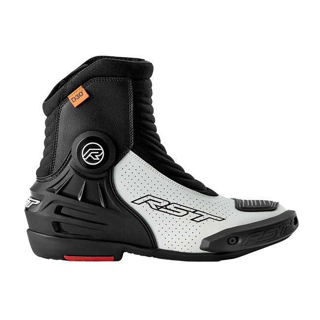 RST Tractech EVO D3O Kurzer Motorradstiefel | Herren | Weiß/Schwarz | 103697