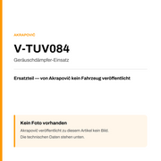 Akrapovic Geräuschdämpfer-Einsatz V-TUV084 — Platzhalter, kein Herstellerfoto verfügbar