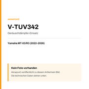 Akrapovic Geräuschdämpfer-Einsatz Yamaha MT-03 / R3 (22-26) V-TUV342 — Platzhalter, kein Herstellerfoto verfügbar