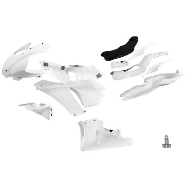 Komplettes Verkleidungsset GYTR GFK weiß Yamaha YZF-R1/M RN65 (20-26) GYT-R1RAC-F1