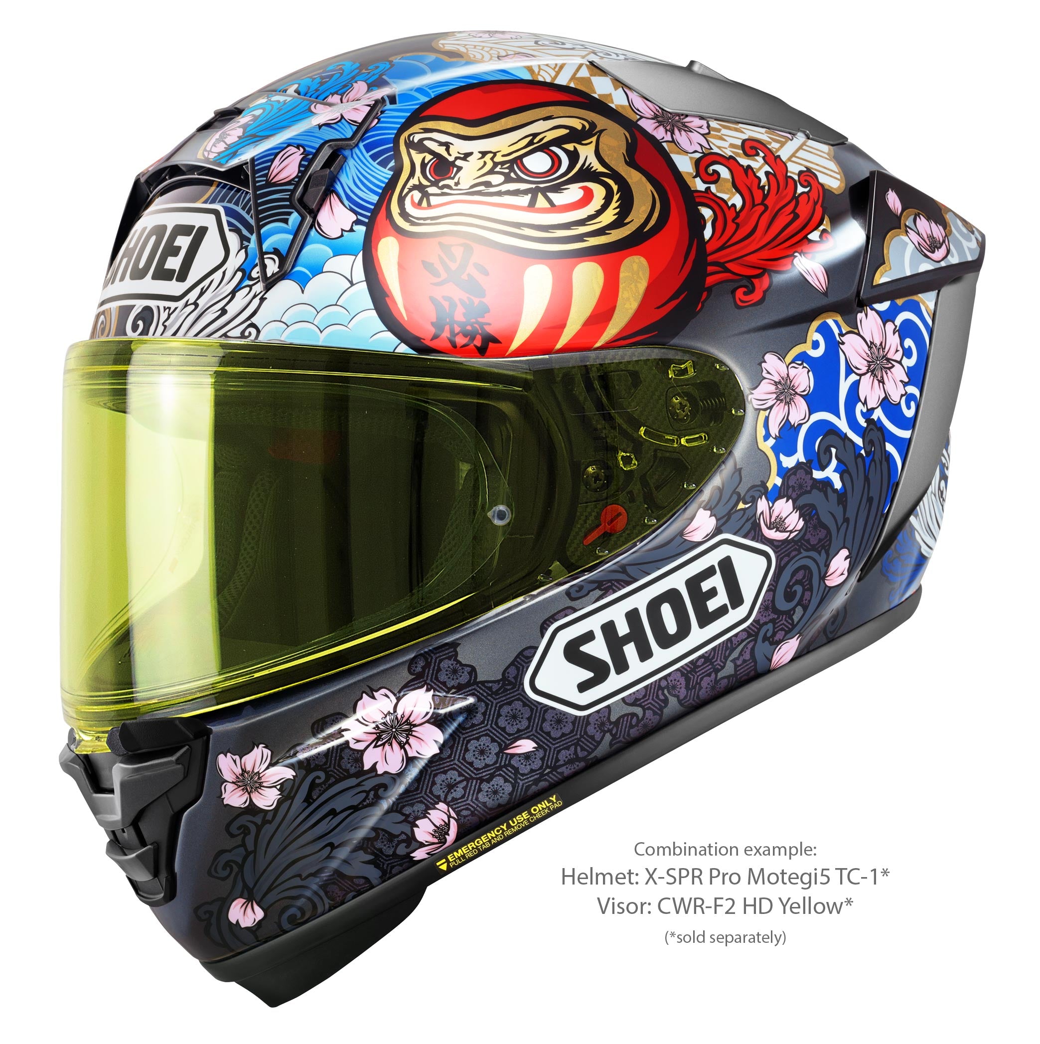 Shoei X-SPR PRO Helm Márquez Motegi5 TC-1 - Marc Márquez Motegi 2024 Replica