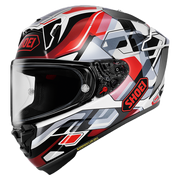 Shoei X-SPR PRO Helm Valion TC-1 Rot / Grau