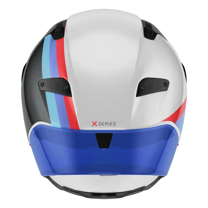 Nolan X-804 RS Helm Ultra Carbon Gemini Weiß/Blau/Rot 365