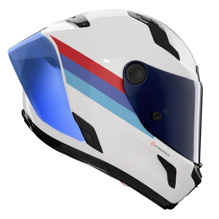 Nolan X-804 RS Helm Ultra Carbon Gemini Weiß/Blau/Rot 365