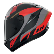 Nolan X-804 RS Helm Ultra Carbon Lesmo Rot/Grau/Gold 362