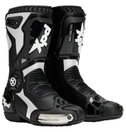 XPD XP6-S Motorradstiefel | Herren | Weiß/Schwarz