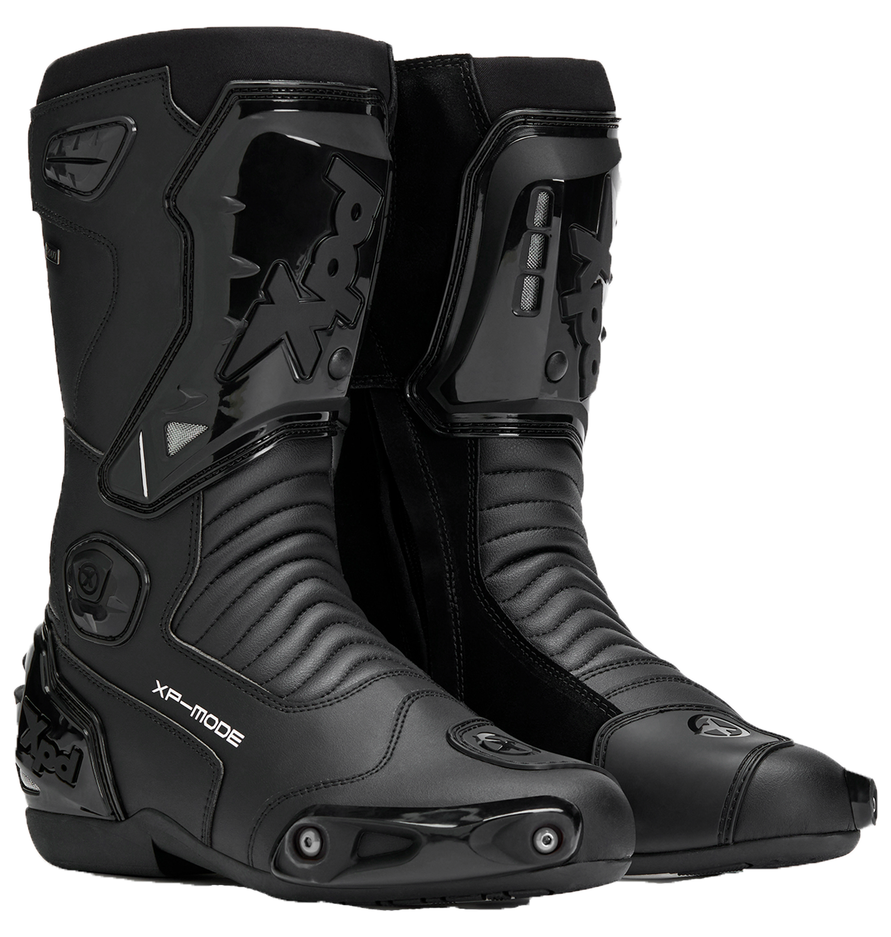 XPD XP-Mode H2Out Wasserdichter Motorradstiefel | Herren | Schwarz