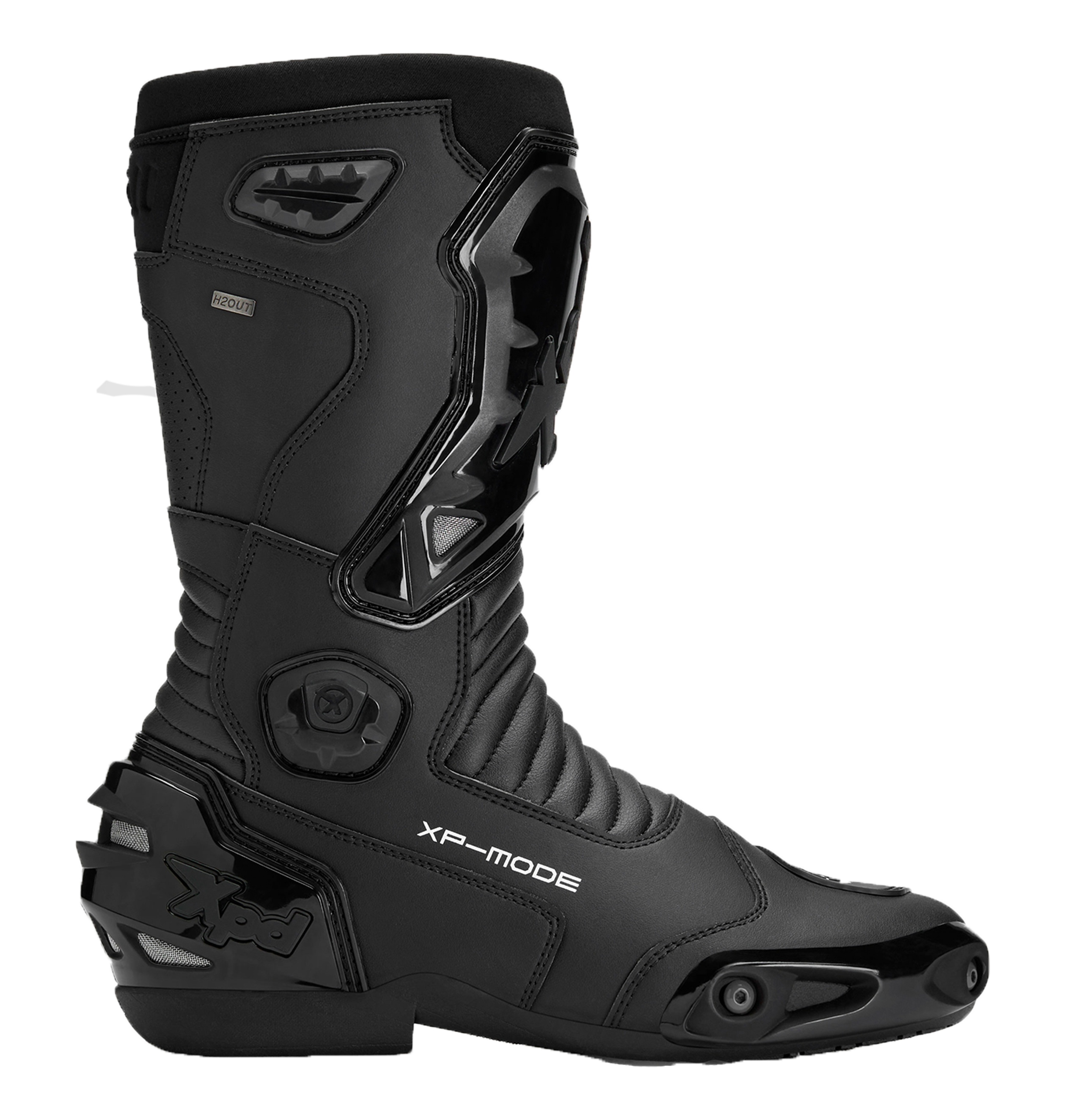 XPD XP-Mode Motorradstiefel | Herren | Schwarz