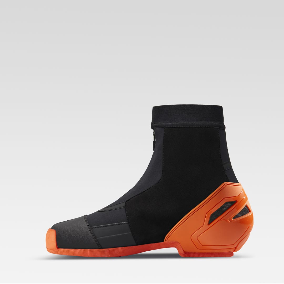 XPD X10-R Racing und Straßen Motorradstiefel | Herren | Schwarz/Orange