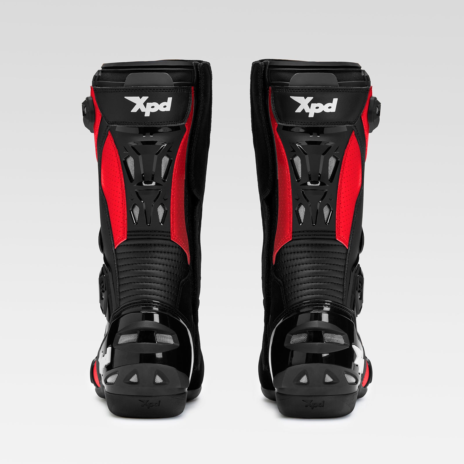 XPD XP6-S Motorradstiefel | Herren | Rot/Schwarz