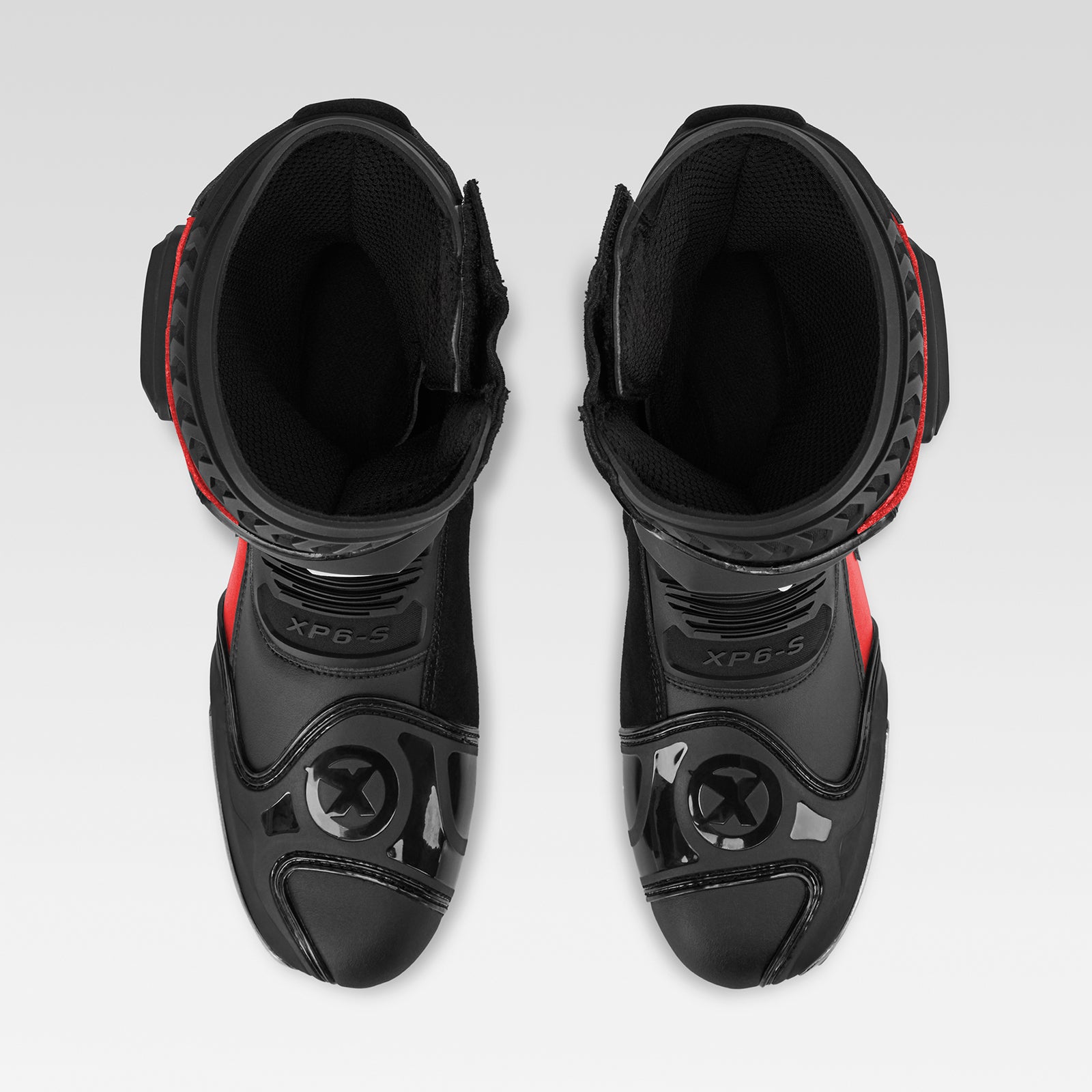 XPD XP6-S Motorradstiefel | Herren | Rot/Schwarz