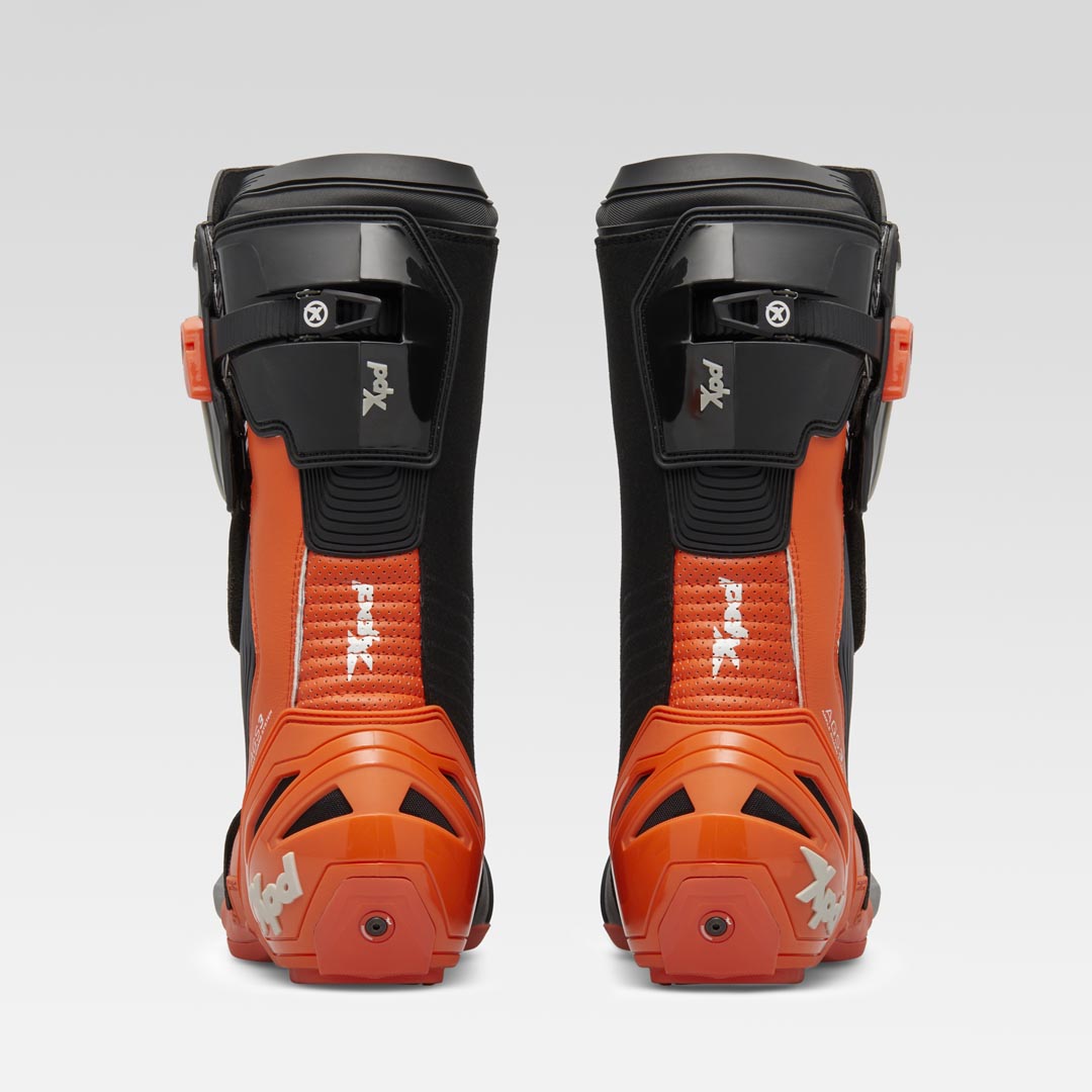 XPD XP9-R Racing und Straßen Motorradstiefel | Herren | Orange/Schwarz