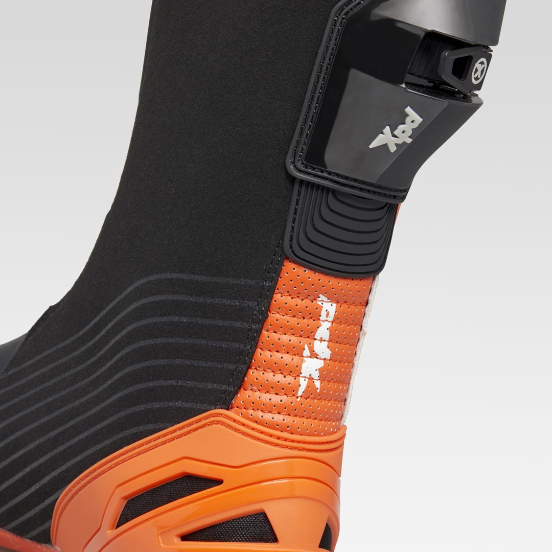 XPD XP9-R Racing und Straßen Motorradstiefel | Herren | Orange/Schwarz