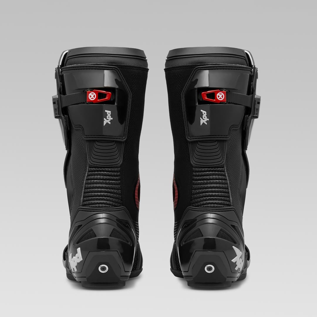 XPD XP9-S Racing und Straßen Motorradstiefel | Herren | Schwarz