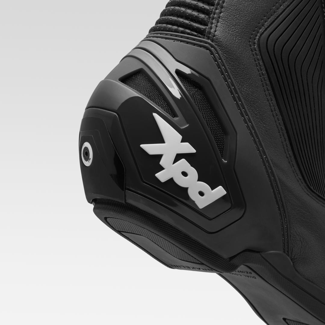XPD XP9-S Racing und Straßen Motorradstiefel | Herren | Schwarz