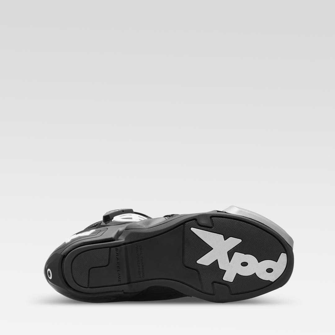 XPD XP9-S Racing und Straßen Motorradstiefel | Herren | Schwarz