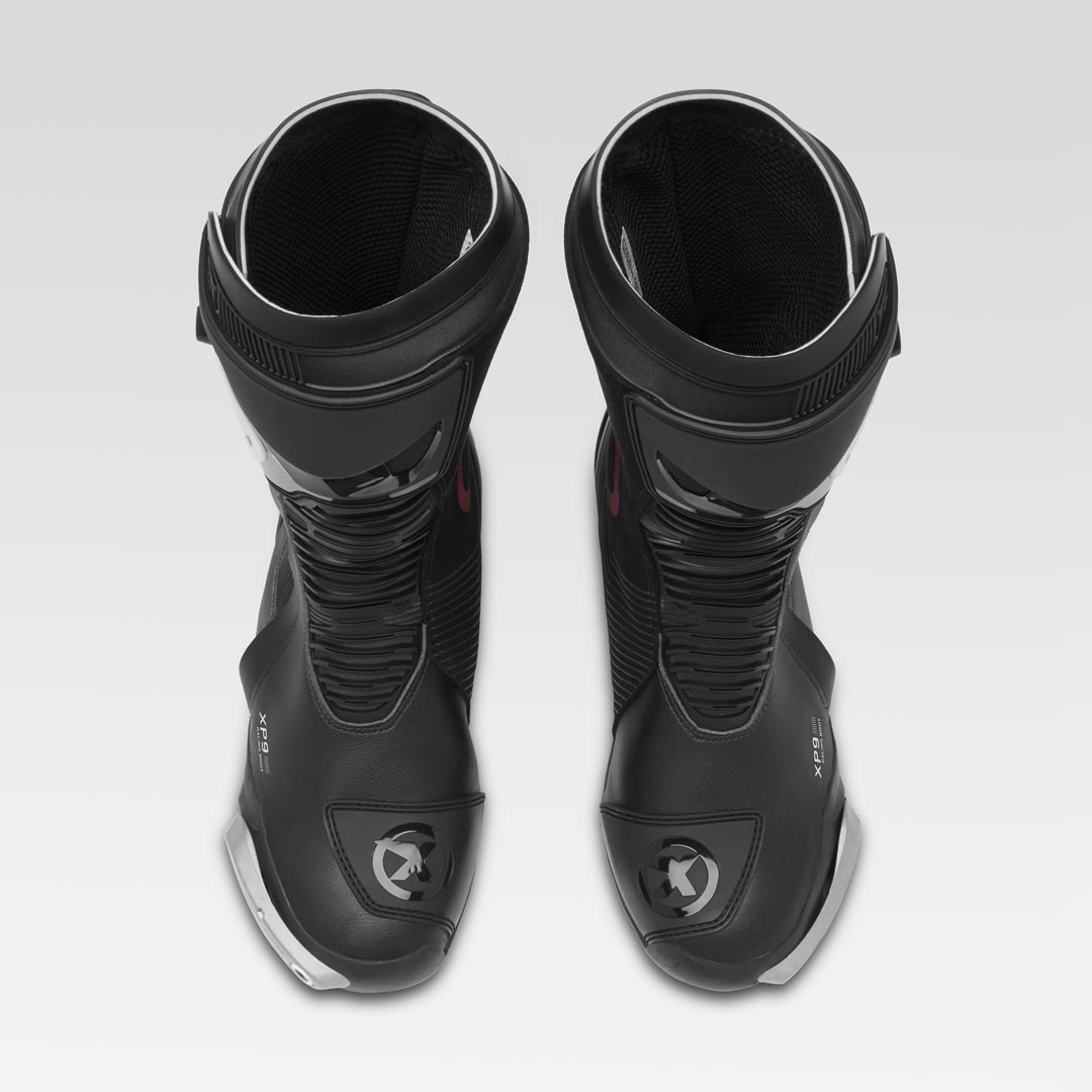 XPD XP9-S Racing und Straßen Motorradstiefel | Herren | Schwarz