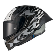 Nexx X.R3R Helm Ziger Carbon Schwarz Grau 01XR323513066