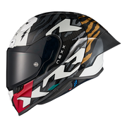 Nexx X.R3R Helm Ziger Carbon Grau Gold 01XR323513378