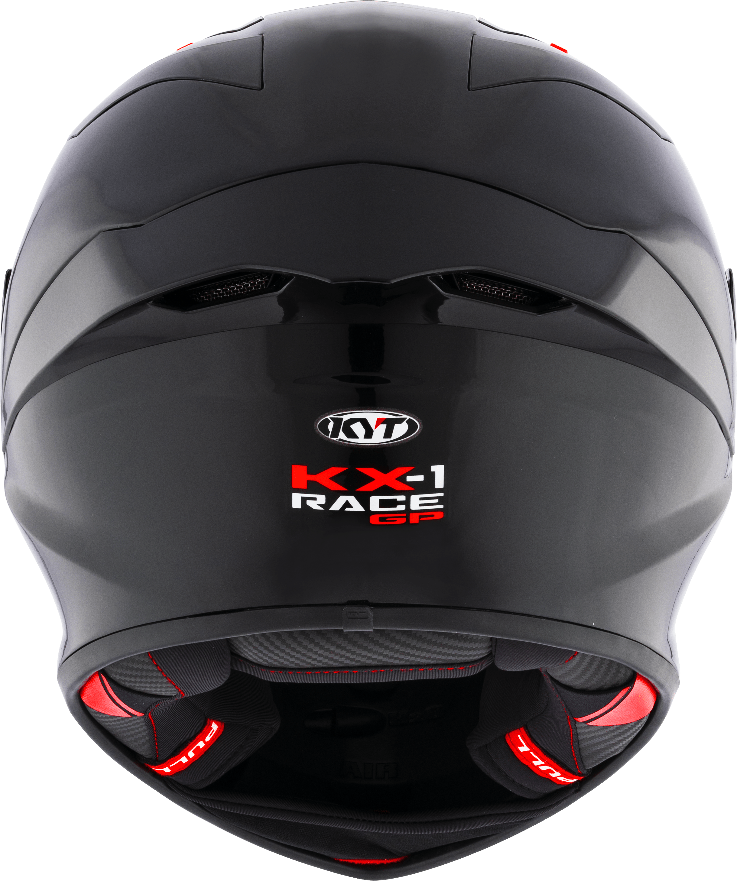 KYT KX-1 Race GP Helm Plain Schwarz Y6KX00X6