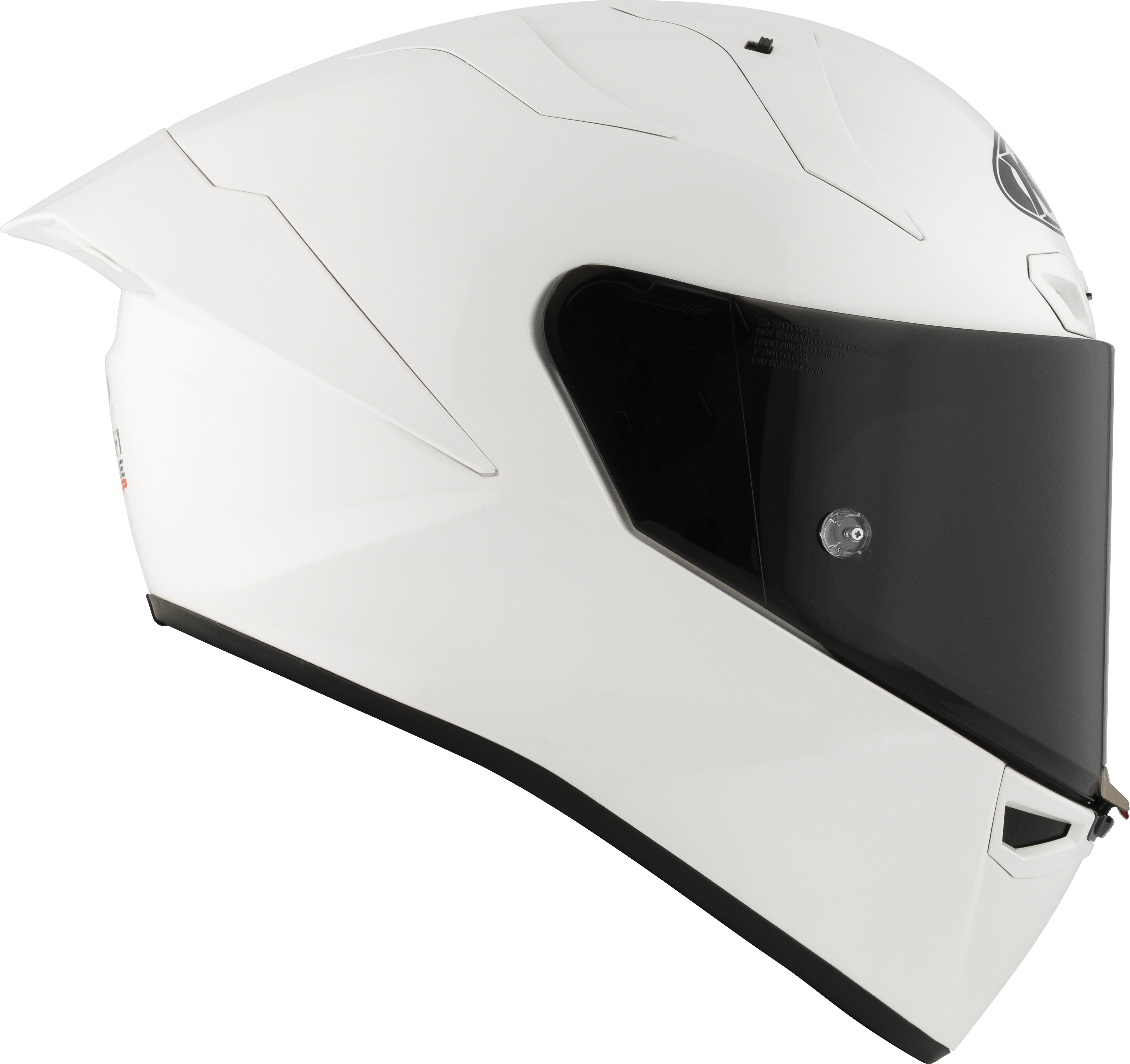 KYT KX-1 Race GP Helm Plain Weiß Y6KXX0W3