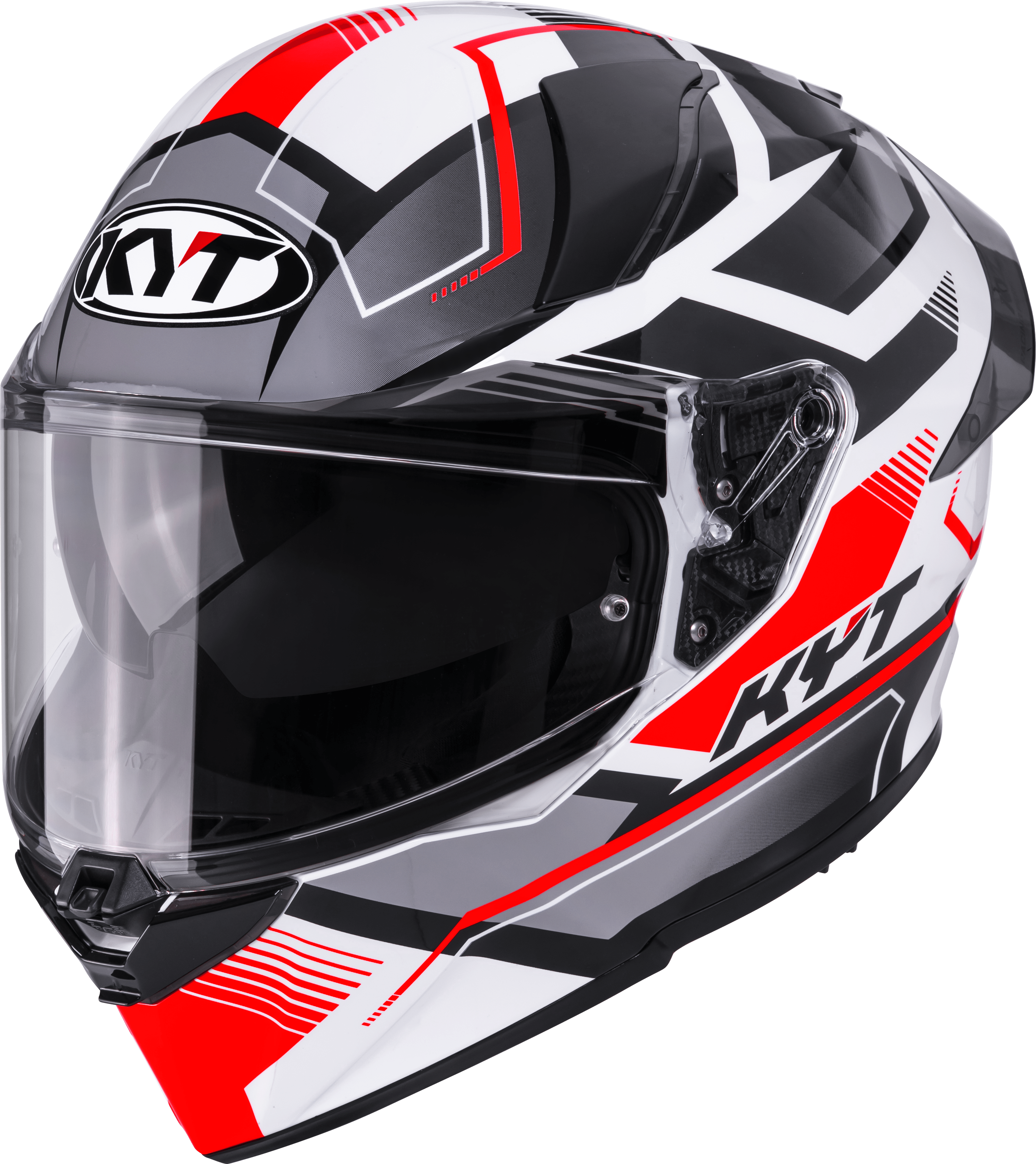 KYT R2R Helm Parsec Weiß/Rot Y6R20022