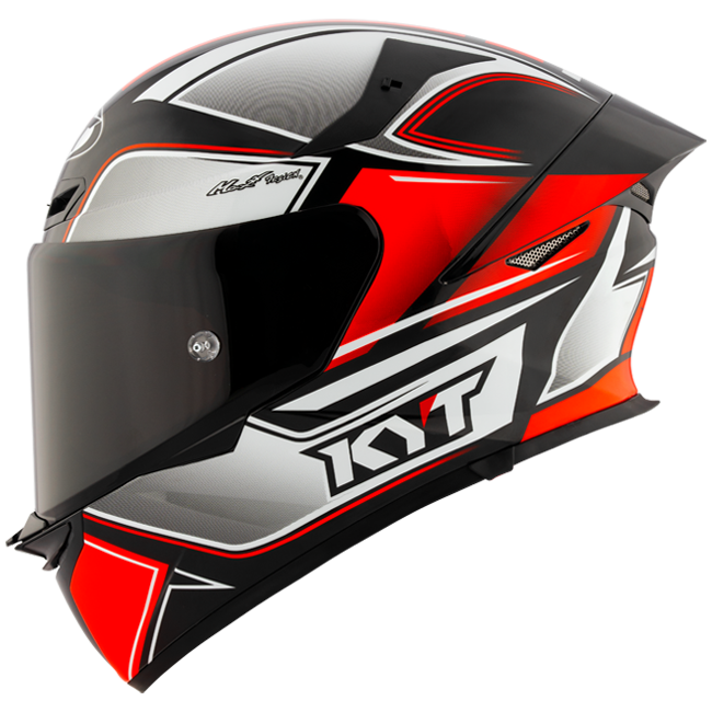 KYT TT-Revo Helm Tourist Red Fluo Y6TR0012