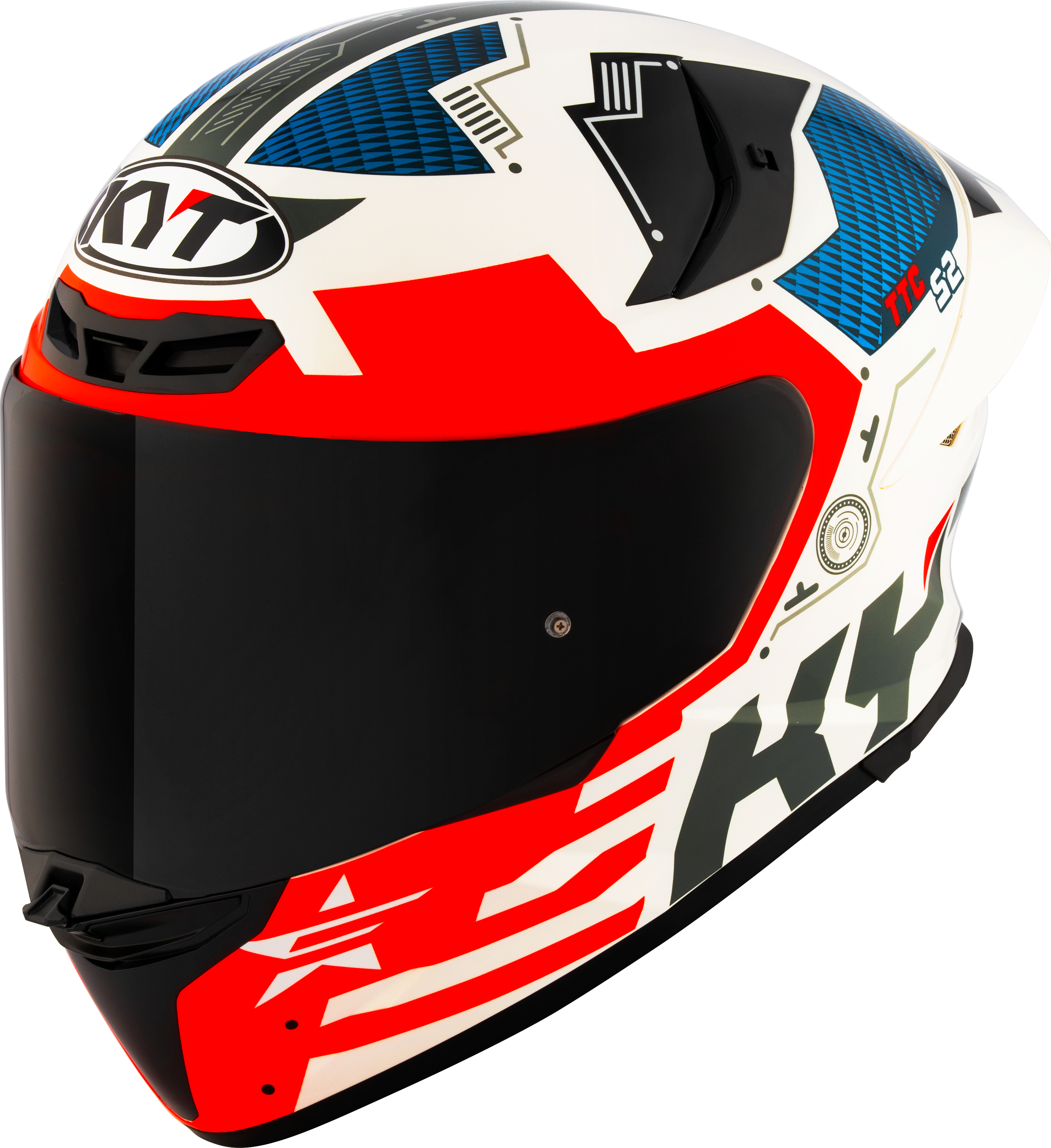 KYT TT-Revo Helm Fuselage Red Y6TR0020