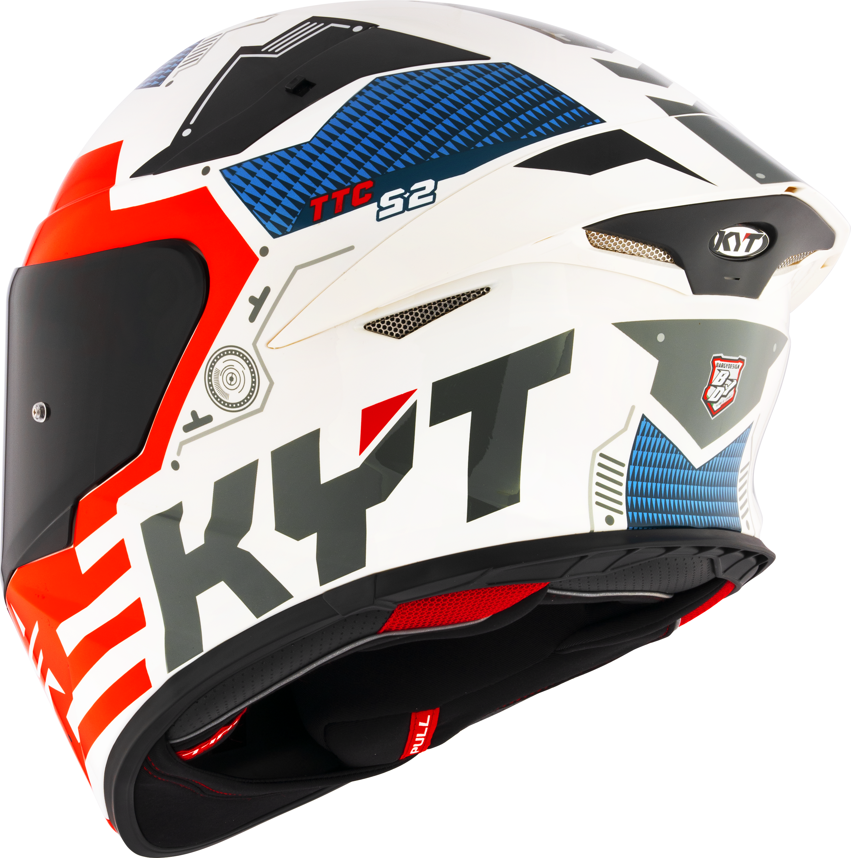 KYT TT-Revo Helm Fuselage Red Y6TR0020