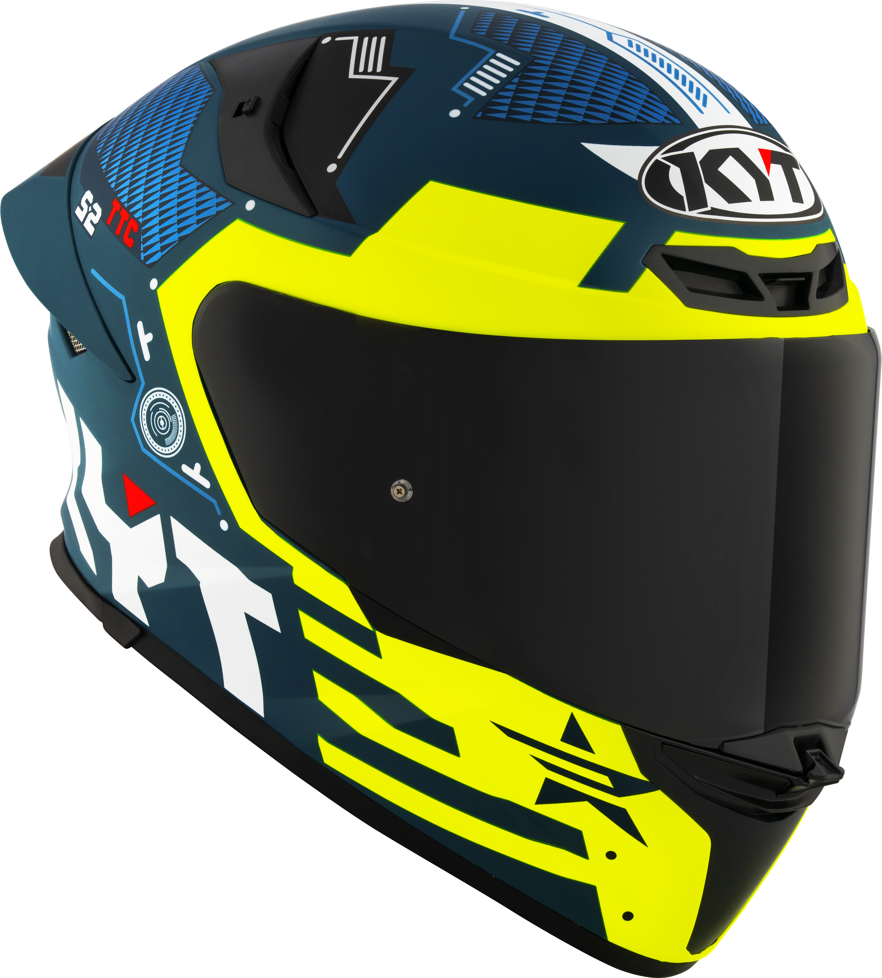 KYT TT-Revo Helm Fuselage Yellow matt Y6TR0021