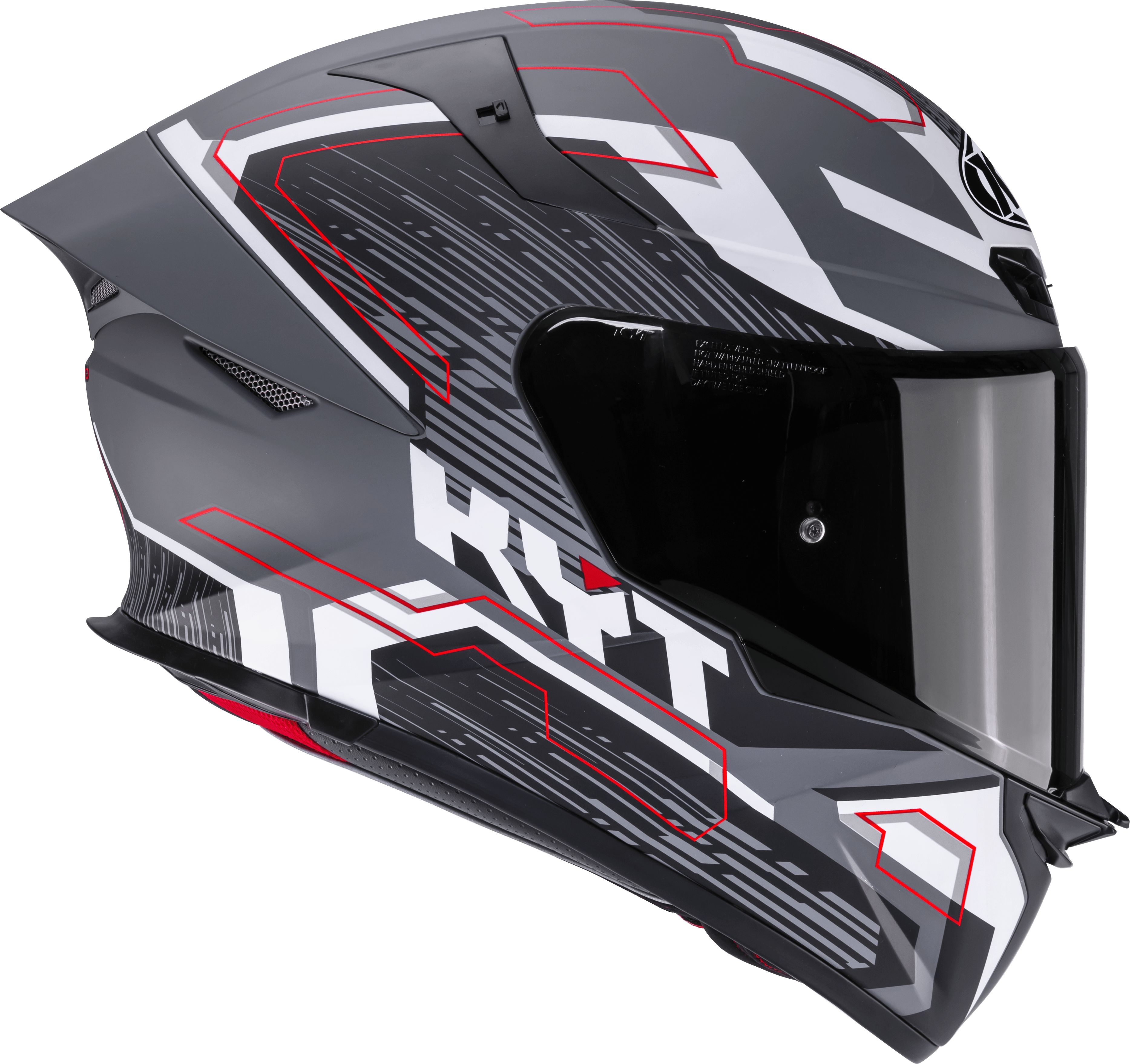 KYT TT-Revo Helm Speeding Matt Grau Y6TR0052