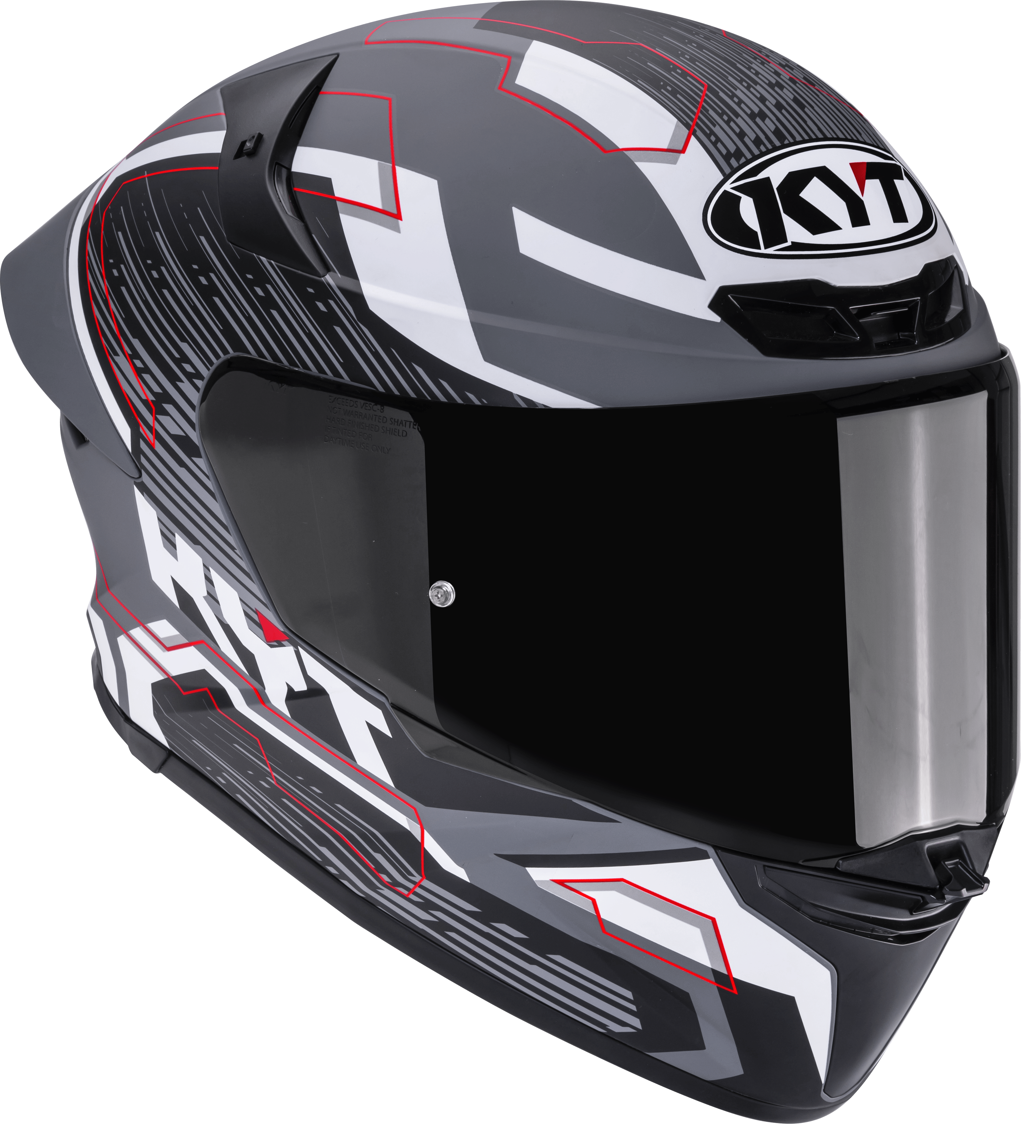KYT TT-Revo Helm Speeding Matt Grau Y6TR0052