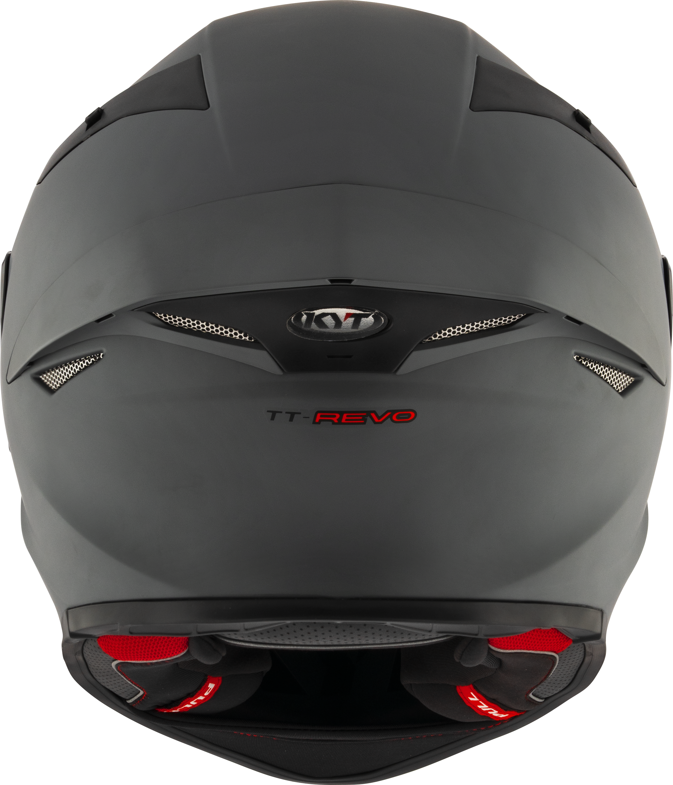 KYT TT-Revo Helm anthrazit grau matt Y6TR00X1