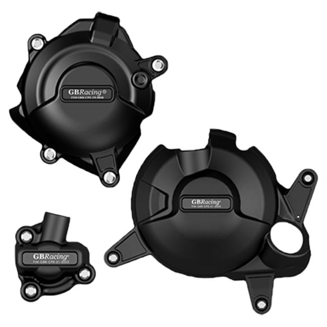 Motordeckel Protektoren Komplettset GBRacing Yamaha YZF-R3 (23-26)