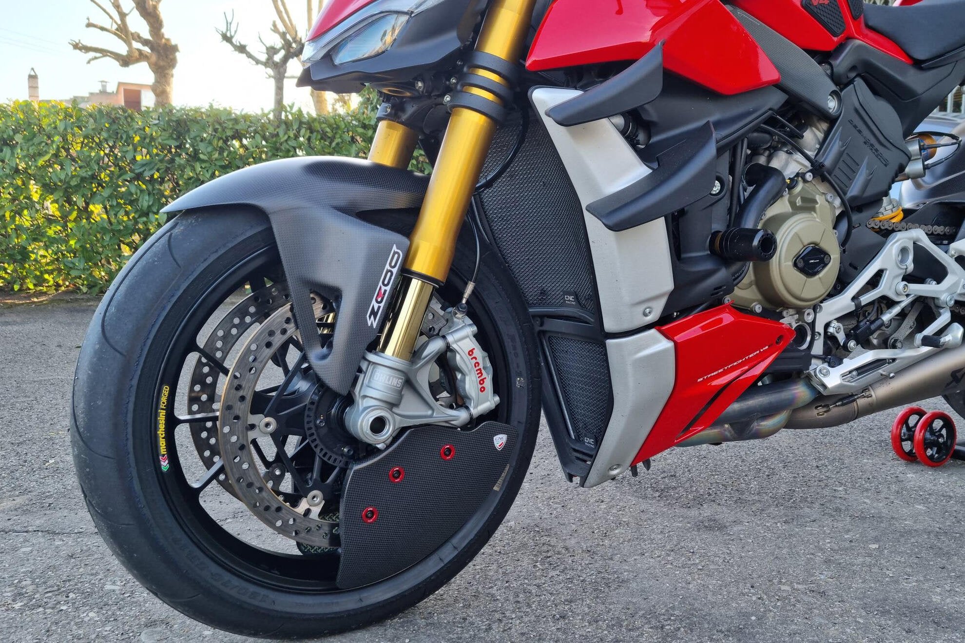 Carbon Bremszangen Kühlung GP Air Ducts Evo Ducati Panigale V2 955 (20-24) ZA750Y