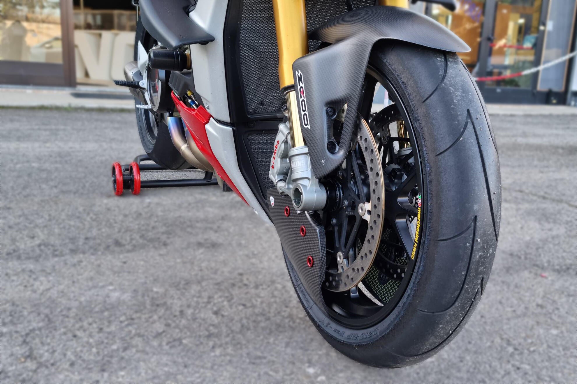 Carbon Bremszangen Kühlung GP Air Ducts Evo Ducati Panigale V2 955 (20-24) ZA750Y