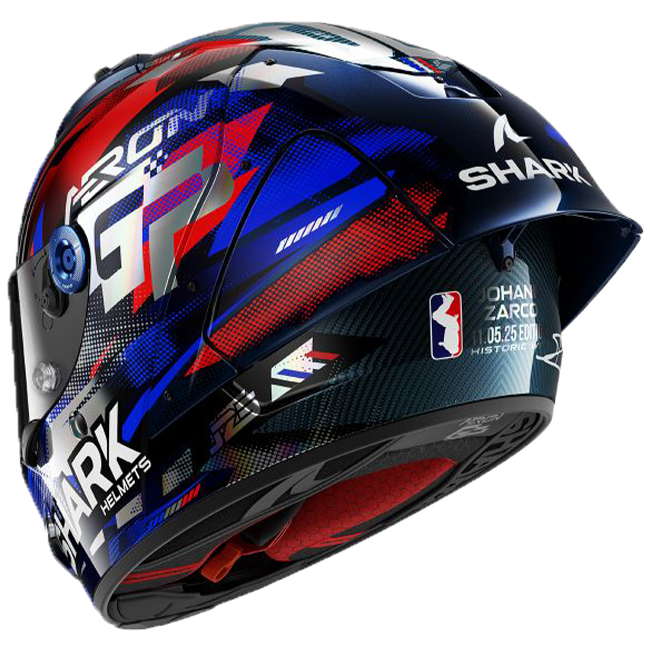 Shark Aeron GP Helm FIM 1 Racing Johann Zarco Replica Victory 2025