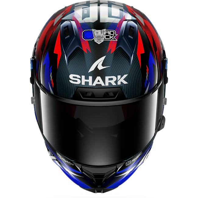 Shark Aeron Helm Johann Zarco Replica GP de France – Carbon Blue Chrom