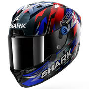 Shark Aeron Helm Johann Zarco Replica GP de France – Carbon Blue Chrom