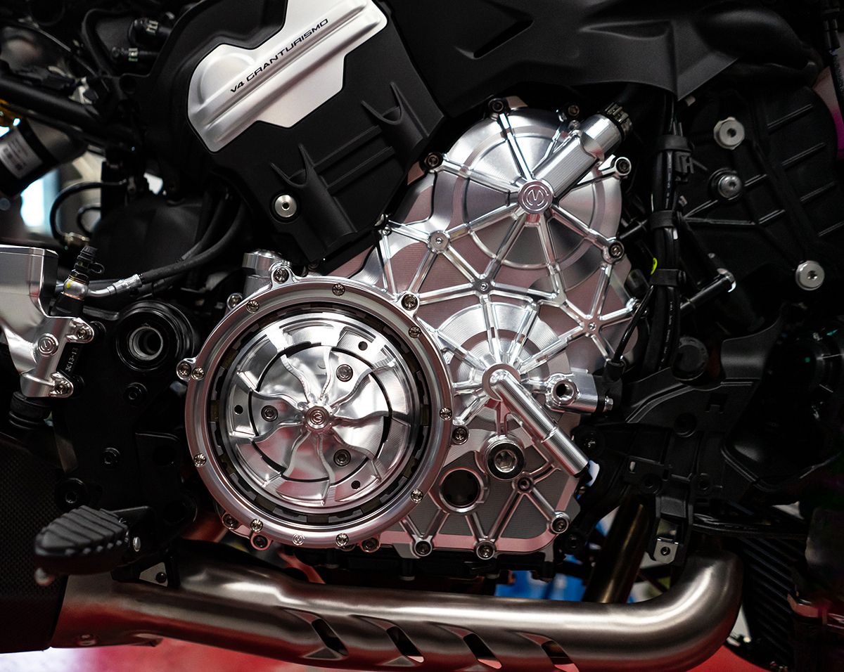 Aluminium-Motorgehäuse rechts mit Titanschrauben Motocorse Ducati Panigale V4/S/R (18-24)